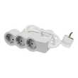 694567 Legrand Flache Steckdosenleiste 3x Steckdose, 5 Meter Kabel Farbe: Ultr Produktbild Additional View 1 S