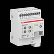 JRA/S 4.230.2.2 ABB KNX Jalousieaktor 4-fach mit manueller Bedienung Produktbild Additional View 3 S