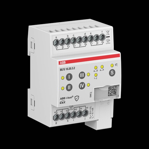 BE/S 10.20.3.2 ABB KNX Binäreingang 10-fach mit Kontaktabfrage Produktbild Additional View 3 L