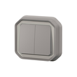 069815L Legrand Plexo New FRUP Doppelwechselschalter 10AX/Taster 10A, Produktbild 2 S