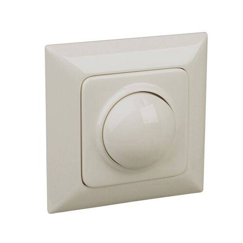 776668 LEGRAND ZENTRALSTÜCK F. DIMMER 775654 CREO MANDELWEISS Produktbild Additional View 2 L