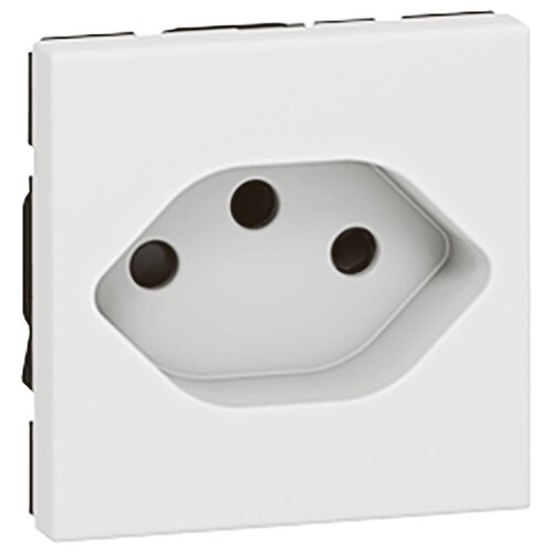 077506 LEGRAND Mosaic Steckdosen Schweiz Standard Typ 13 10A Produktbild Additional View 2 L