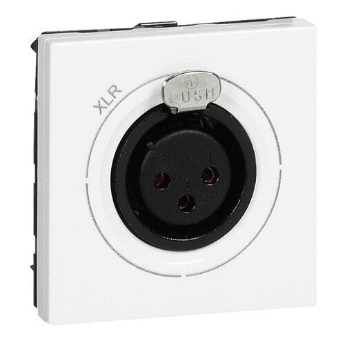 078755 LEGRAND XLR Mosaic 3-pol. Anschlusseinheit Produktbild Additional View 3 L
