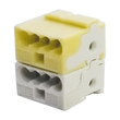 6183-101 Busch-Jaeger Anschlussklemme 4 polig gelb/weiß Produktbild 1 S