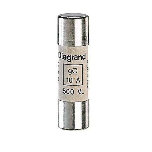 014310 Legrand Zylindersicherung 10A 14x51mm Typ gG trägflink Produktbild Additional View 2 L