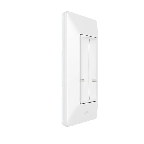 752187 Legrand Valena Life Netatmo Wandsender 2-fach ultraweiss Produktbild Additional View 3 L