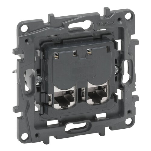 864049 Legrand EINS. DATEND 2XRJ45 KAT6A STP Produktbild Additional View 1 L