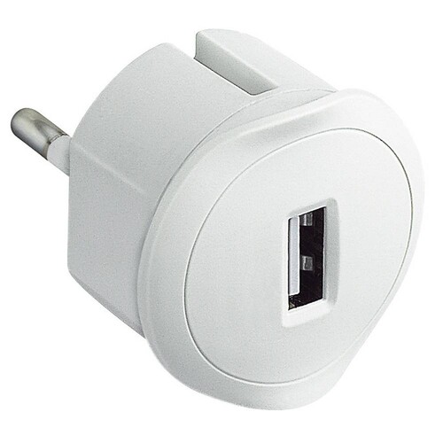 050680 Legrand USB Adapter 1,5A 5V für eine Schukosteckdose in der Farbe weiß Produktbild Additional View 2 L