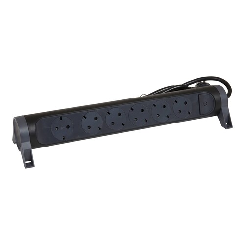 694534 Legrand Drehbare Steckdosenleiste 6x Steckdose, 1,5m Kabel Farbe: Schwarz Produktbild Additional View 3 L