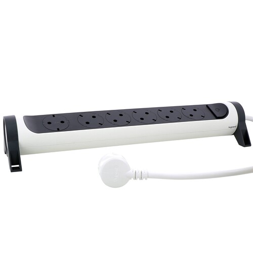 694539 Legrand Drehbare Steckdosenleiste 6x Steckdose, 3m Kabel Farbe: Ultraweiß Produktbild Additional View 3 L