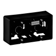 754067 Legrand Valena Life Aufputz Gehäuse 2 fach Farbe: Schwarz Produktbild 2 S