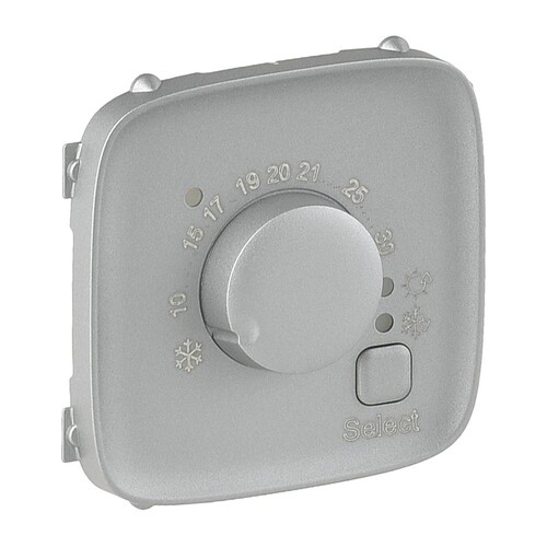 755317 Legrand Valena Allure elektronisches Raumthermostat Farbe: Al Produktbild Additional View 2 L