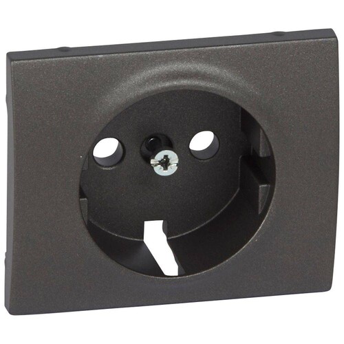 771220 Legrand Abdeckung für Schuko Steckdose Galea dark bronze Produktbild Additional View 2 L