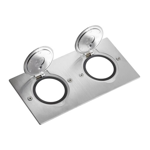 089702 Legrand Deckelsatz 2x2 Modul Inox Produktbild Additional View 1 L