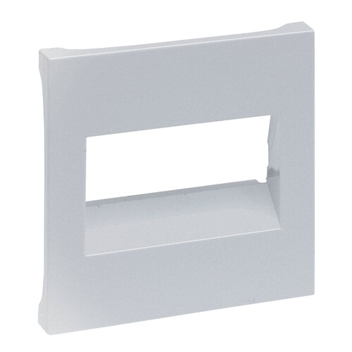 765254 Legrand SEANO Abdeckung RJ45 für 1-und 2-fach Datendosen, Farbe: Alumini Produktbild Additional View 1 L