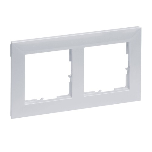 765272 Legrand SEANO 2-fach Rahmen in der Farbausführung Aluminium lackiert Produktbild Additional View 1 L