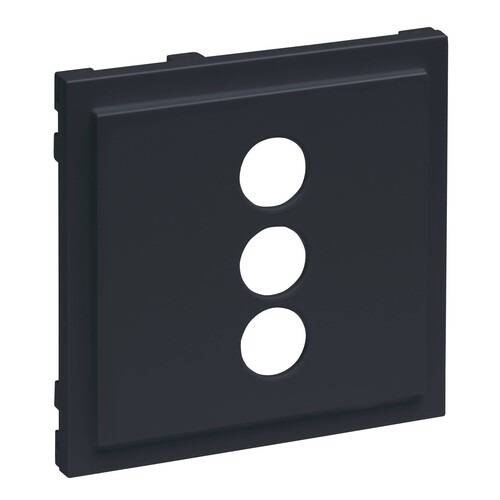 765486 Legrand SEANO Abdeckung für 3- fach RCA (Cinch)-Anschlussdose, Farbe:  Produktbild Additional View 1 L