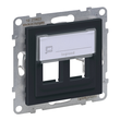 765902 Legrand SEANO 2-fach Adapter für Key-Stone Datendosen, Farbe: Anthrazit  Produktbild Additional View 1 S