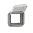 069580L Legrand Plexo New Einsatz Mosaic Adapter mit transparentem Klappdeckel Produktbild Additional View 3 S