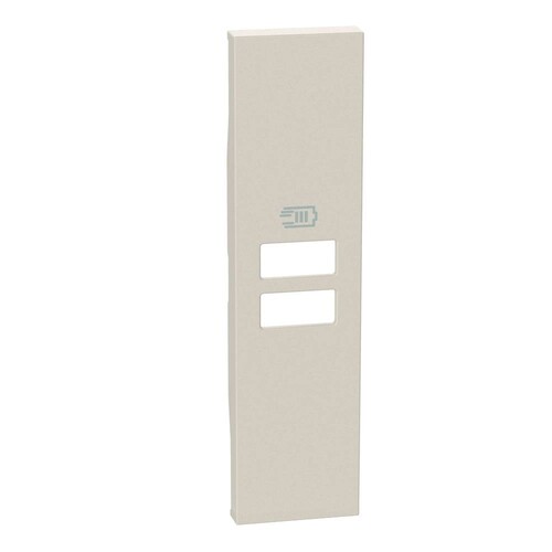 KM13C Bticino LivingNow Abdeckung 1- modulig für USB-Ladesteckdose, 2 USB-Bu Produktbild Additional View 1 L
