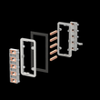 2CPX052467R9999 ABB Sammelschienenverbinder 5-polig 2x12x5 Produktbild 2 S