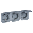 069578L Legrand Plexo New Einsatz 3fach vorverdrahtete SSDO horizontal, SL, EB, Produktbild Additional View 3 S