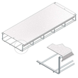 10416 Trayco CT C 100 2DG Kabelrinne Deckel klipsbar   Cable Tray Cover Produktbild Additional View 5 S