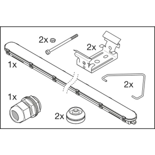 4058075541221 Ledvance Feuchtraumleuchte DP 1500 46W 865 IP65 GY Produktbild Additional View 8 L