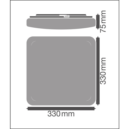 4099854042058 Ledvance SF SQUARE 330 SEN V 24W 3CCT IP44 Produktbild Additional View 5 L