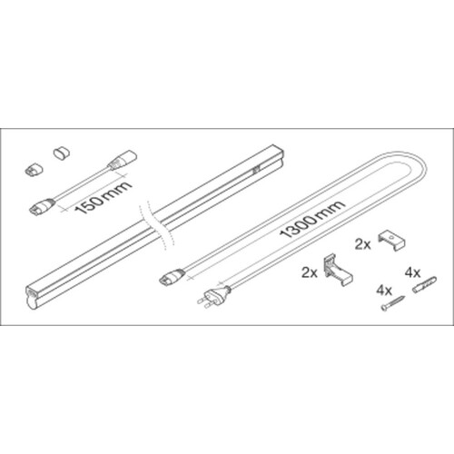 4058075106192 Ledvance Lichtleiste LN COMP Switch 900 12W/3000K Produktbild Additional View 6 L