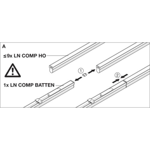 4058075099715 Ledvance LN COMP BATTEN 600 10W/4000K Lichtleiste Produktbild Additional View 6 L