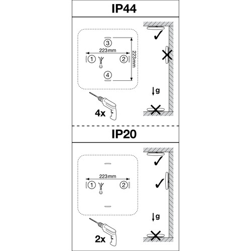 4099854042034 Ledvance SF SQUARE 330 V 24W 3CCT IP44 Produktbild Additional View 5 L