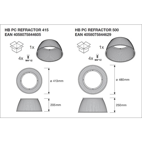 4058075844391 Ledvance HB P 200W 865 110DEG IP66 PS Produktbild Additional View 8 L