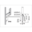 4099854305924 Ledvance PFM50 LED Fluter 41W 830 schwarz Produktbild Additional View 8 S