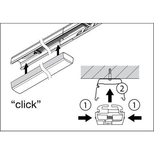 4099854190674 Ledvance TRUSYS FLEX P 50W 865 W CL WT Produktbild Side View L