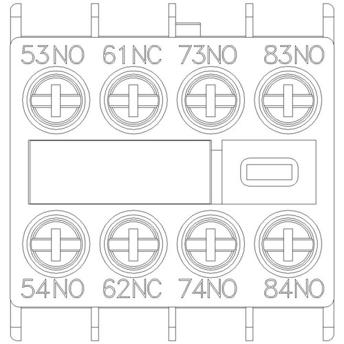 3RH2911-1GA31 SIEMENS HILFSSCHALTERBLOCK 3S + 1Ö S00 SCHRAUBANSCHLUSS Produktbild Additional View 4 L