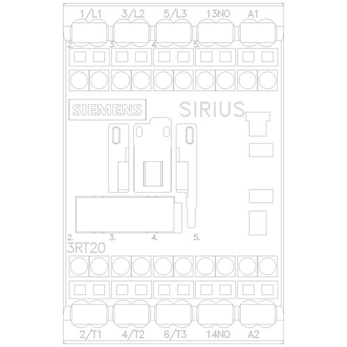 3RT2015-2AP01 Siemens Schütz Gr.S00 3kW 7A 230VAC 1S HK Federzuganschluss Produktbild Additional View 4 L