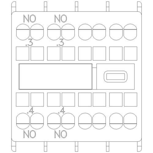 3RH2911-2HA20 SIEMENS Hilfsschalterblock 2S Produktbild Additional View 4 L