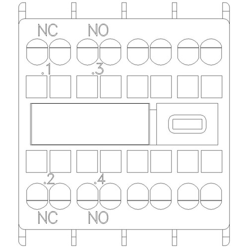 3RH2911-2HA11 SIEMENS Hilfsschalterblock 1S+1OE Produktbild Additional View 4 L