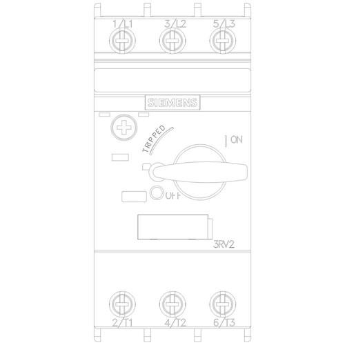 3RV2021-0GA10 Siemens Leistungsschalter BGR. S0 Produktbild Additional View 4 L