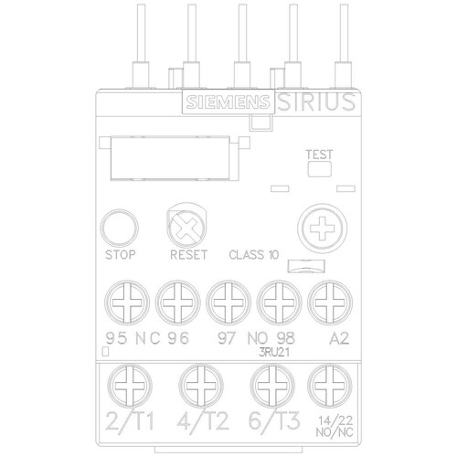 3RU2116-1KB0 Siemens Überlastrelais 9,0-12,5A für Motorschutz Produktbild Additional View 4 L