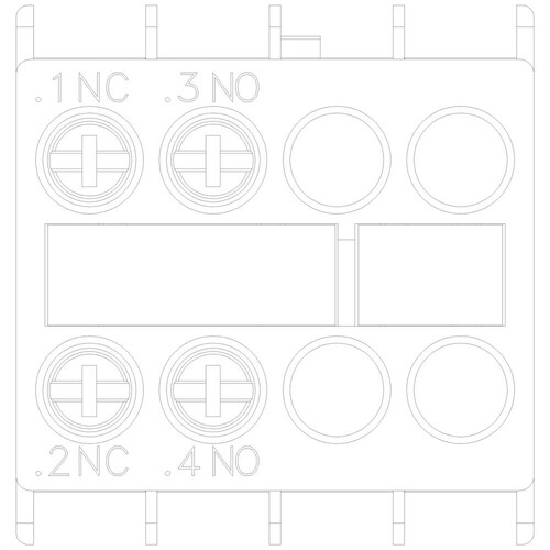 3RH2911-1HA11 SIEMENS Hilfssch.Block front 1S+1OE Produktbild Additional View 4 L