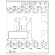 3RH2122-1BB40 SIEMENS Hilfsschütz 2S+2OE DC 24V BGR. S00 Schraubanschluss Produktbild Additional View 4 S