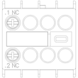 3RH2911-1HA01 SIEMENS Hilfssch. Bl. Front 1OE Stromb. 1OE für Hilfs-und Moto Produktbild Additional View 4 S