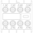 3RH2911-1HA22 Siemens Hilfsschalter 2S+2Ö für Schütze 3RT2 und 3RH2 Produktbild Additional View 4 S