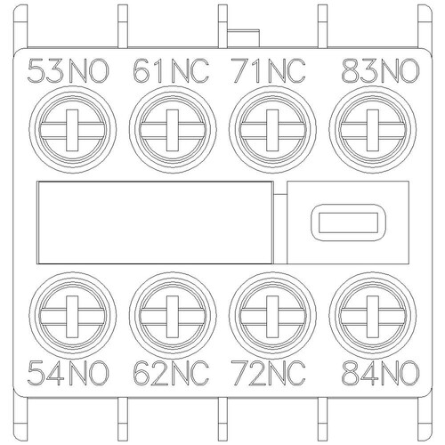 3RH2911-1GA22 Siemens Hilfsschalter 2S+2Ö für Schütze 3RH2140 und 3RH2440 Produktbild Additional View 4 L