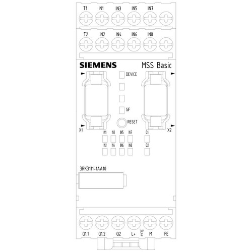 3RK3111-1AA10 SIEMENS Sirius Zentralmodul Basic Produktbild Additional View 4 L