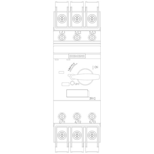 3RV2711-1DD10 Siemens LEISTUNGSSCHALTER UL489 3,2A Produktbild Additional View 4 L