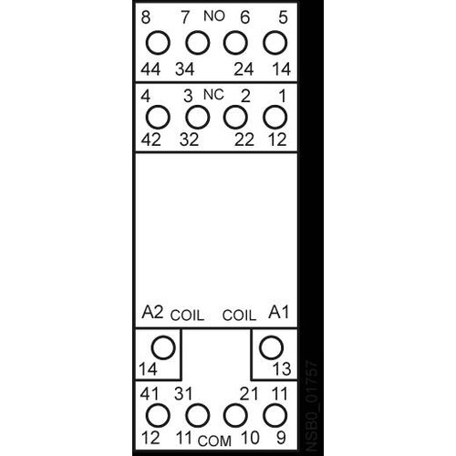 LZS:PT78740 SIEMENS Sockel für Relais mit 4 Wechslern Produktbild Additional View 4 L