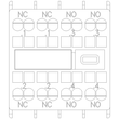 3RH2911-2HA22 Siemens Hilfsschalter BL. Front 2S+2OE Stromb. 1OE 1OE 1S 1S Produktbild Additional View 4 S